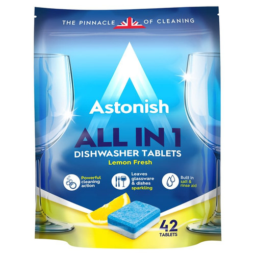 Astonish All in 1 Dishwasher Tablets 42pk