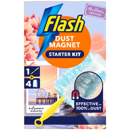 Mrs Hinch's Midsummer Memories - Flash Dust Magnet Starter Kit 5pc