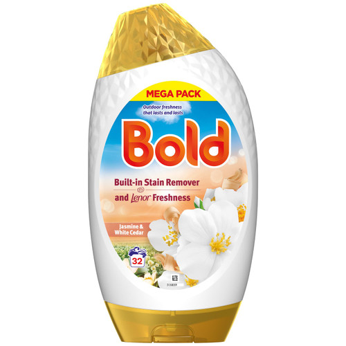 Bold Laundry Gel 32W - Jasmine & White Cedar