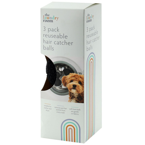 Reusable Hair Catcher Balls 3pk