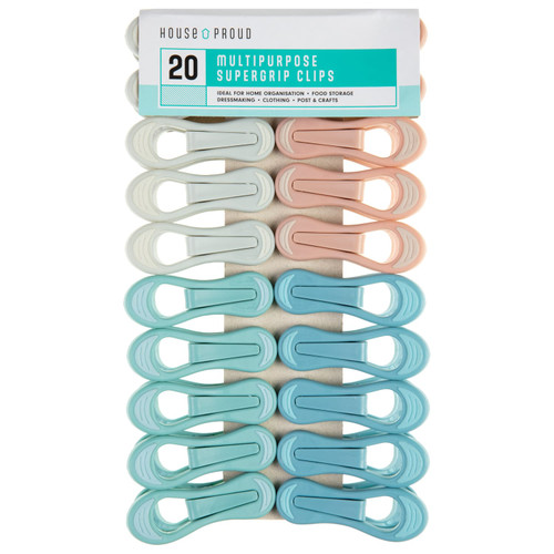 House Proud Multi-Purpose Super Grip Clips 20pk