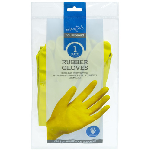 Houseproud Essentials Rubber Gloves 1pk