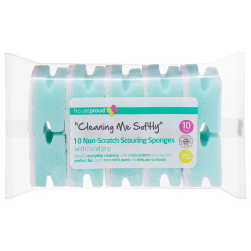 Non Scratch Sponge Scourers 10pk