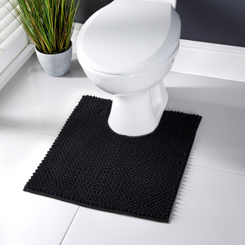 Signature Noodle Pedestal Mat - Black