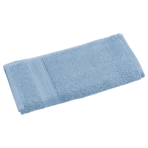 Signature Zero Twist Face Cloth 3pk  - Blue