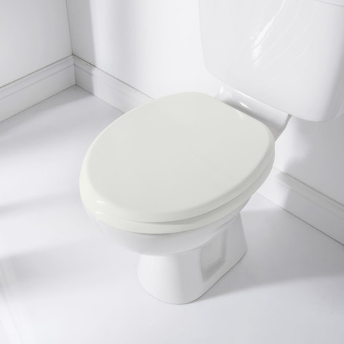 Addis Wooden Toilet Seat - White