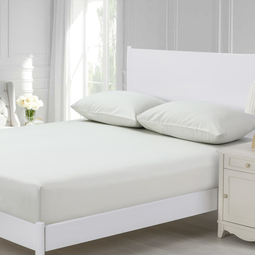 Silentnight Cream King Fitted Sheet