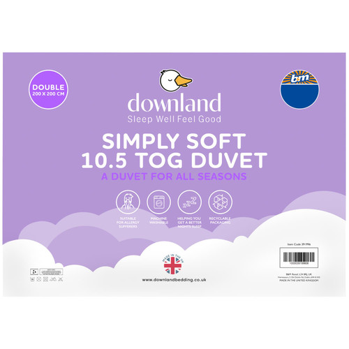 Downland Simply Soft Duvet 10.5 Tog - Double