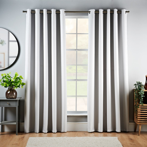 Simply Everyday 100% Blackout Curtains 66 x 72" - Silver
