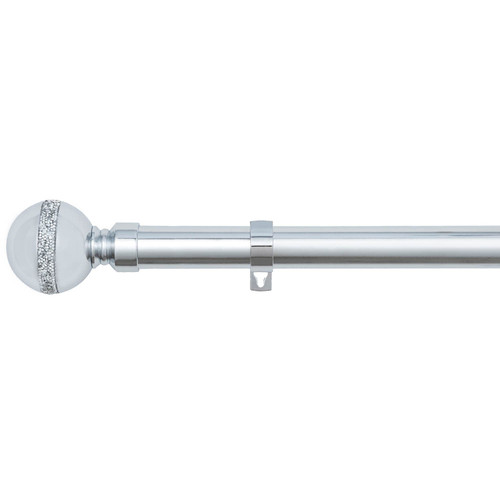 Shiny Diamante Curtain Pole 120 - 220cm