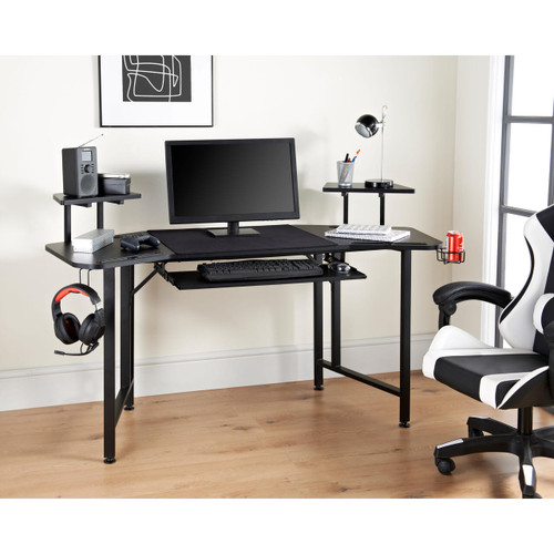 Nex Gen Gaming Table with Keyboard Shelf
