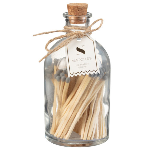 Willow & Bay Matches 120pk - Grey