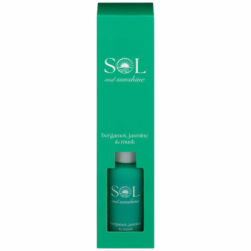 Sol Reed Diffuser 80ml - Bergamot, Jasmine & Musk