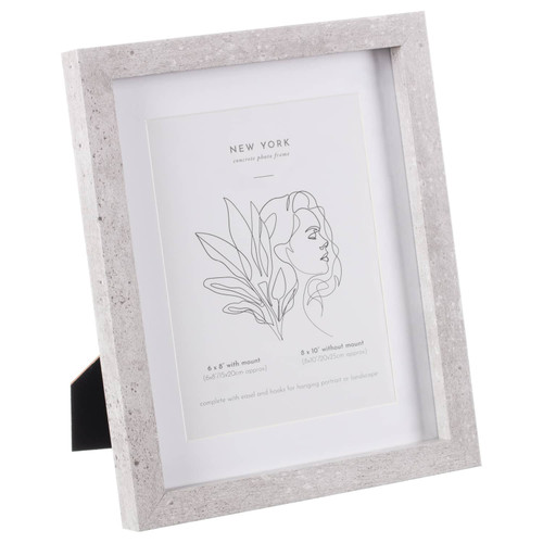 Concrete Effect Photo Frame 6 x 8"