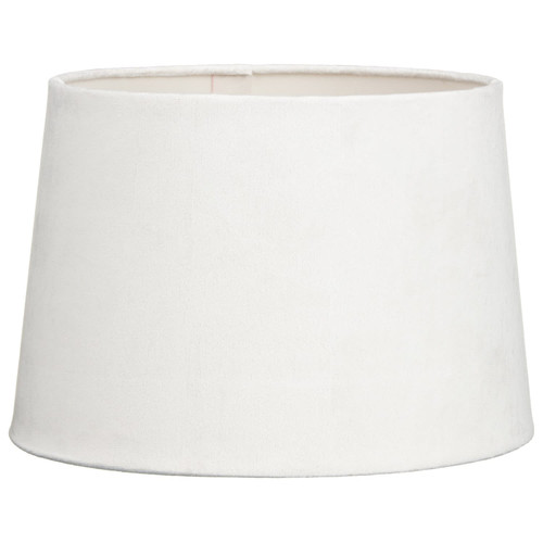 Velvet Effect Light Shade 11" - Cream