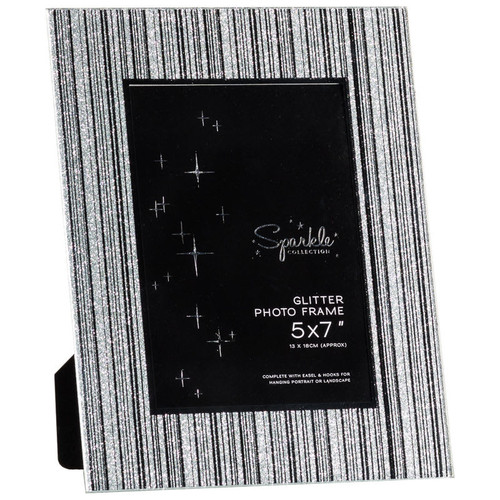 Glitter Glass Photo Frame 5 x 7"