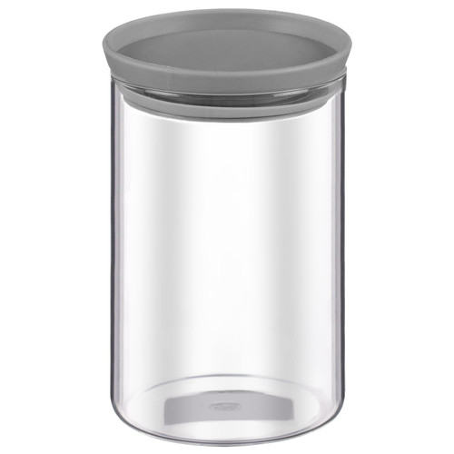 Large Stackable Glass Jar