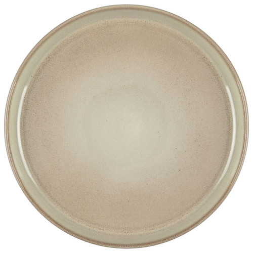 Reactive Glaze Coupe Dinner Plate- Natural