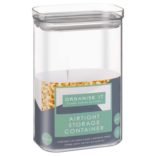 Airtight Oval Food Container 1800ml