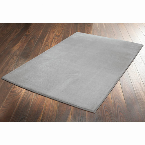 Microplush Rug 110 x 160cm - Silver