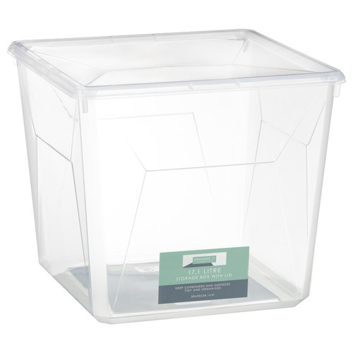 Storage Box with Lid 17.1L