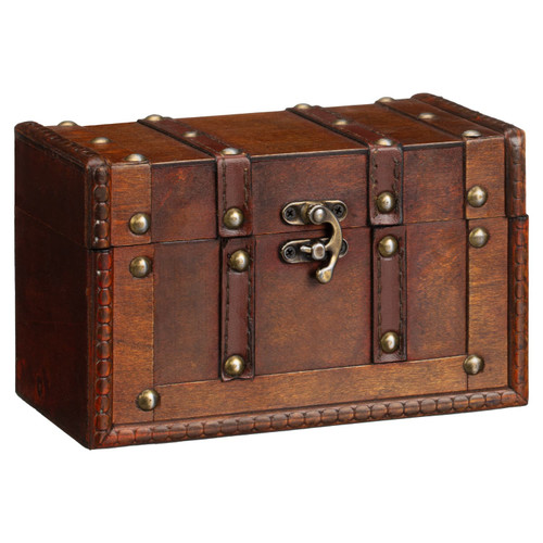 Wooden Treasure Chest - Small