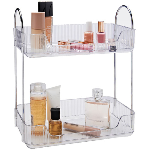 2 Tier Rectangular Storage With Handles