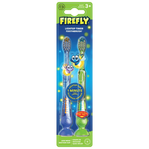 Firefly Light Up Timer Toothbrush 2pk
