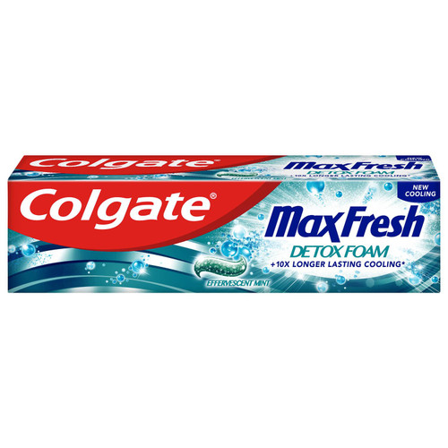 Colgate Max Fresh Detox Foam Toothpaste 75ml