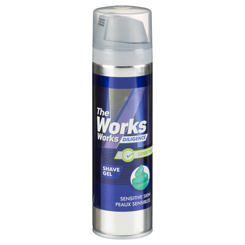 The Works Sensitive Men's Shave Gel 200ml