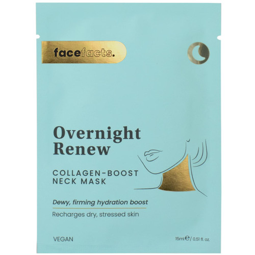 Face Facts Overnight Collagen Neck Masks 3pk