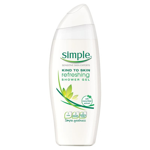Simple Shower Gel 500ml - Refreshing