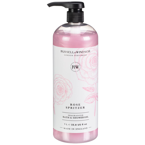 Russell & Windsor Shower Gel 1L - Rose Spritzer