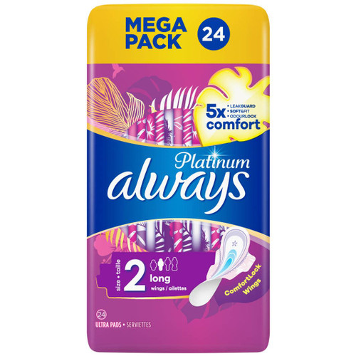 Platinum Always Ultra Long Pads 24pk