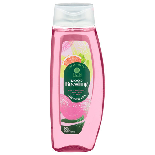 Skin Techniques Mood Boosting Shower Gel 500ml - Pink Grapefruit & Basil