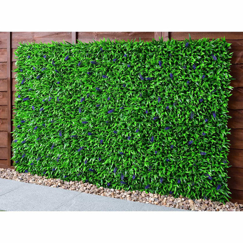 Artificial Leaf & Lavender Screening 4pk