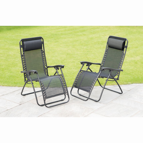 Vancouver Zero Gravity Relaxers - Black 2pk
