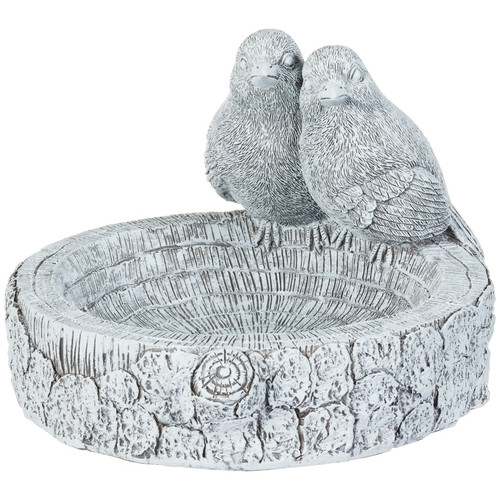 Stone Effect Bird Bath