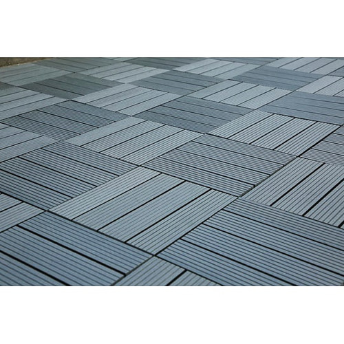 Composite Decking Tiles 4pk - Grey