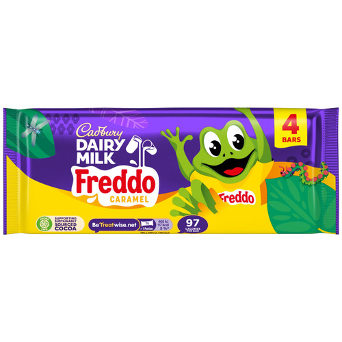Cadbury Dairy Milk Freddo Caramel Bars 4pk
