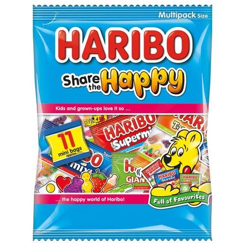 Haribo Share the Happy Mini Bags 176g
