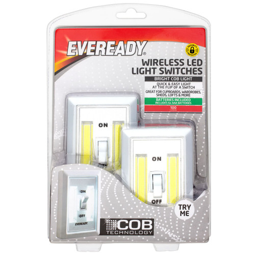 Eveready LED Light Switches 2pk           