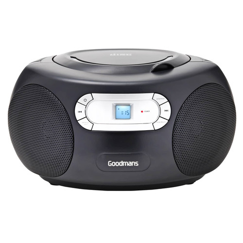 Goodmans CD Boombox with Bluetooth - Black