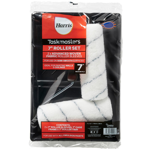 Harris Taskmasters 7" Inch Roller Tray Set