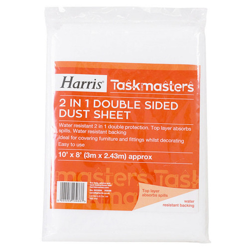 Harris Taskmasters 2 in 1 Double Sided Dustsheet