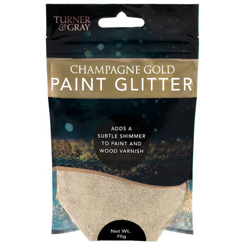 Turner & Gray Paint Glitter 70g - Champagne Gold
