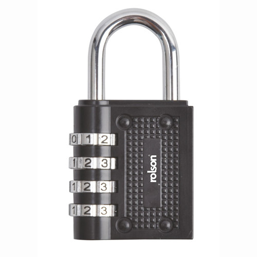 Rolson Resettable Combination Padlock 40mm