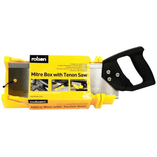 Rolson Mitre Box with Tenon Saw