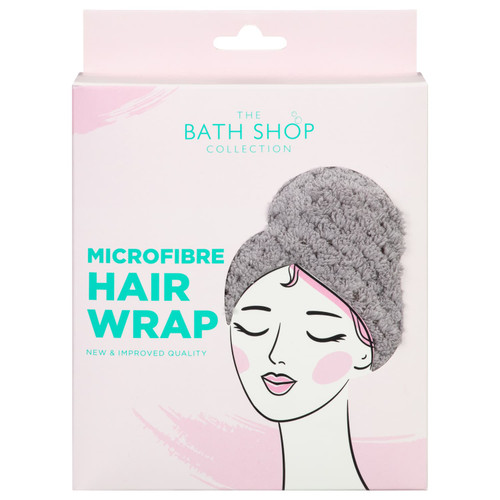 The Bath Shop Collection Microfibre Hair Wrap - Leopard