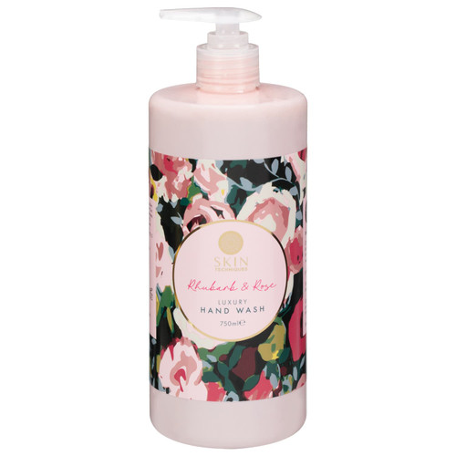 Skin Techniques Luxury Hand Wash 750ml - Rhubarb & Rose